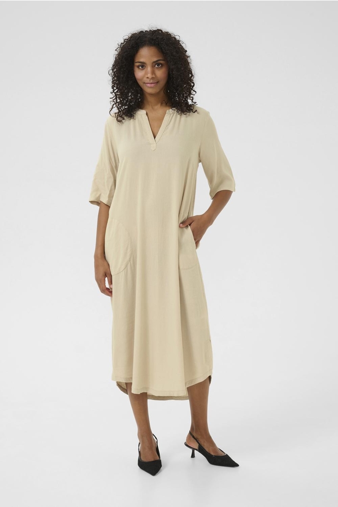KAMILIA KAFTAN DRESS 10508312 FEATHER GRAY